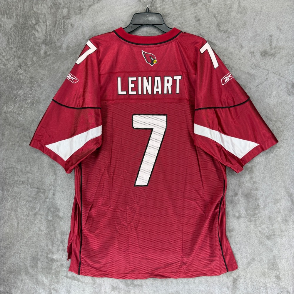 Reebok Arizona Cardinals Matt Leinart 7‎ NFL Jersey Mens XL Red 7009A 07